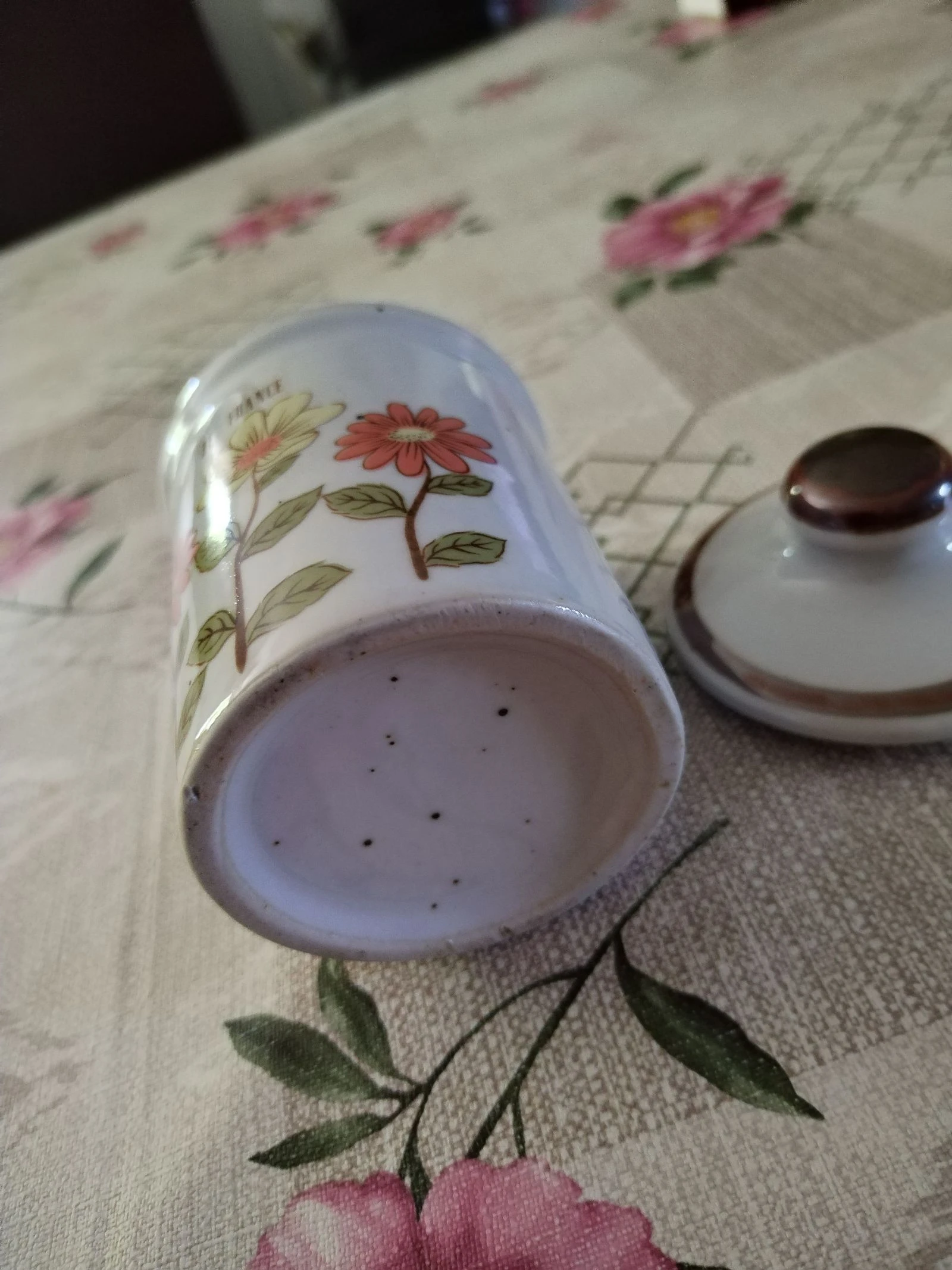 Zeer mooie vintage retro pot van geglazuurd aardewerk, bergère de France. – photo 7